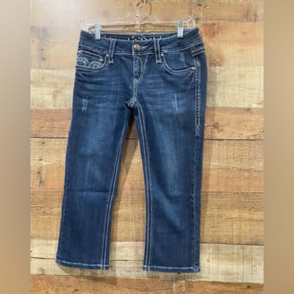 LA Idol Denim Capris Size 7